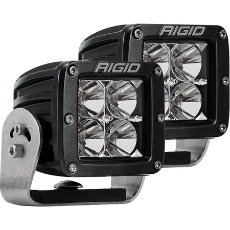 RIGID INDUSTRIES D-Series Pro Dually Hd Flood Black Pair 222113